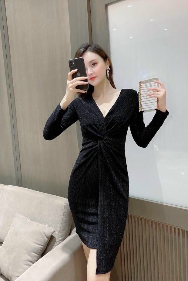 Đầm Body Chéo Ngực - HN934